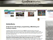 Tablet Screenshot of gloderworks.com